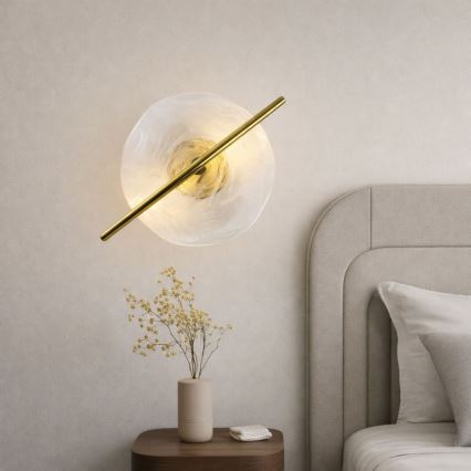 LED Wandleuchte RELAX LED/5W/230V gold/weiß