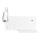 LED-Wandleuchte SHELF LED/4W+LED/5W+LED/2W/230V + USB-Anschluss weiß