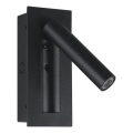 LED-Wandspot LED/2W/230V 3000K schwarz