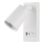 LED-Wandstrahler mit USB LED/5W/230V schwarz