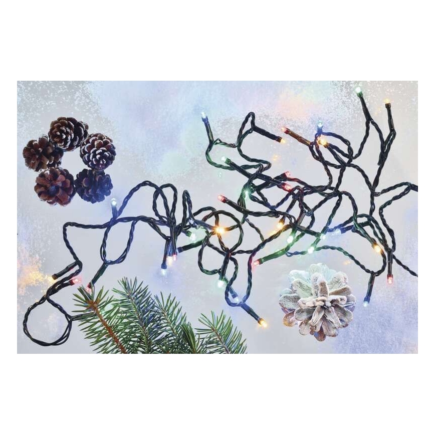 LED-Weihnachts-Lichterkette für den Außenbereich 180xLED/23m IP44 mehrfarbig