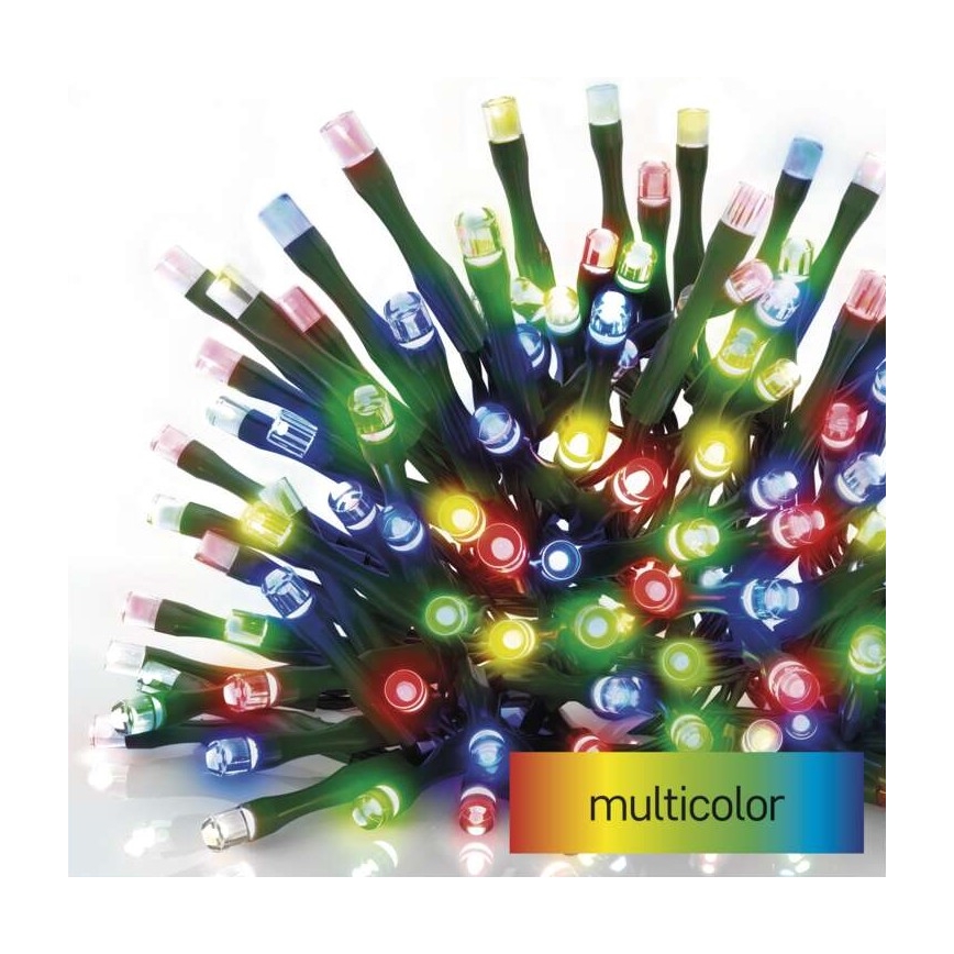 LED-Weihnachts-Lichterkette für den Außenbereich 180xLED/23m IP44 mehrfarbig