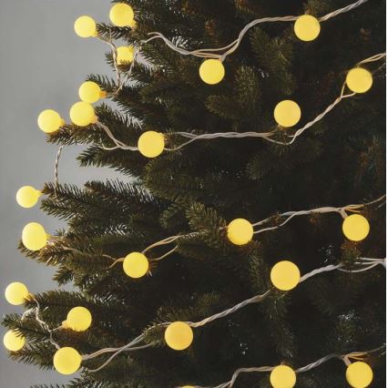 LED Weihnachts-Lichterkette für den Außenbereich 40xLED/9m IP44 warmweiß