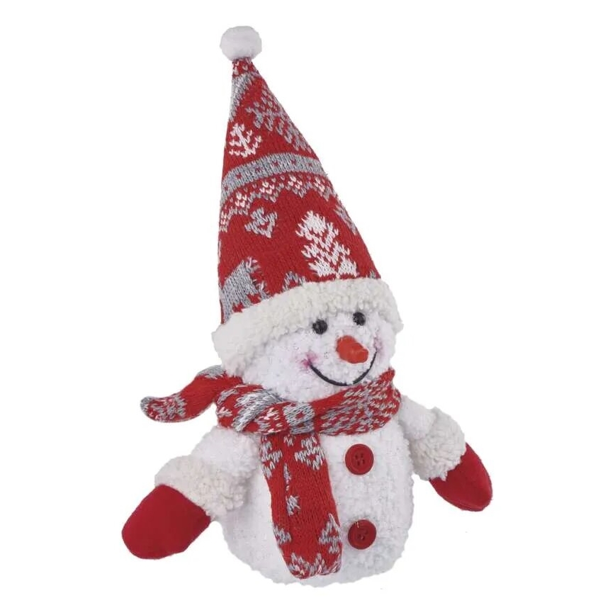 LED Weihnachtsdekoration 4xLED/3xAAA Schneemann