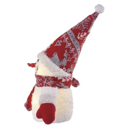 LED Weihnachtsdekoration 4xLED/3xAAA Schneemann