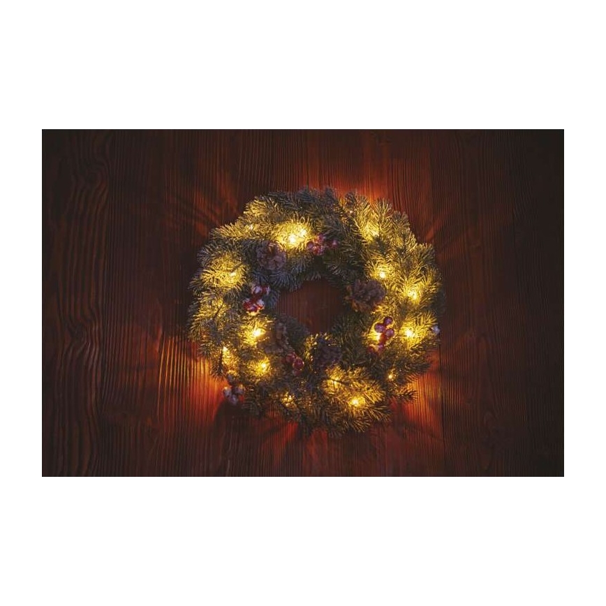 LED-Weihnachtsdekoration 20xLED/2xAA d. 38 cm