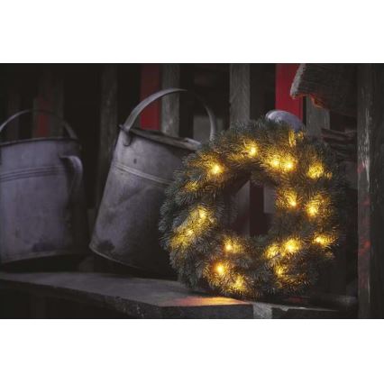 LED-Weihnachtsdekoration 20xLED/2xAA d. 40 cm