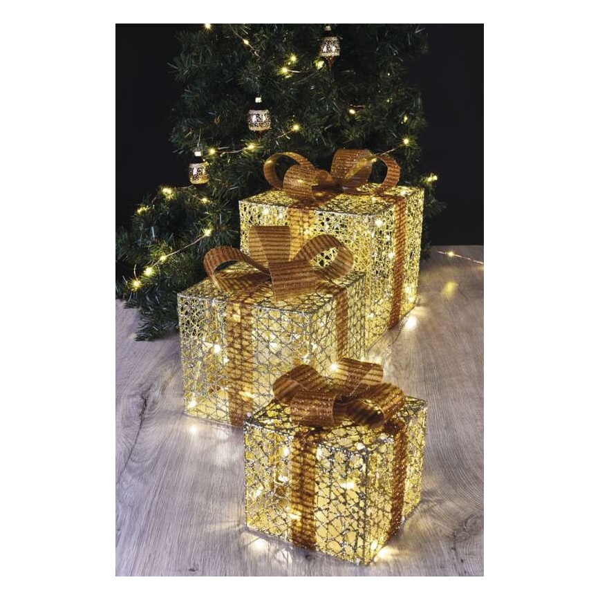 LED Weihnachtsdekoration 72xLED/1,35W/230V gold