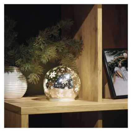 LED-Weihnachtsdekoration LED/0,3W/3xAA Kugel Ø 12 cm