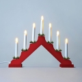 LED Weihnachtskerzenhalter 7xLED/0,2W/230V