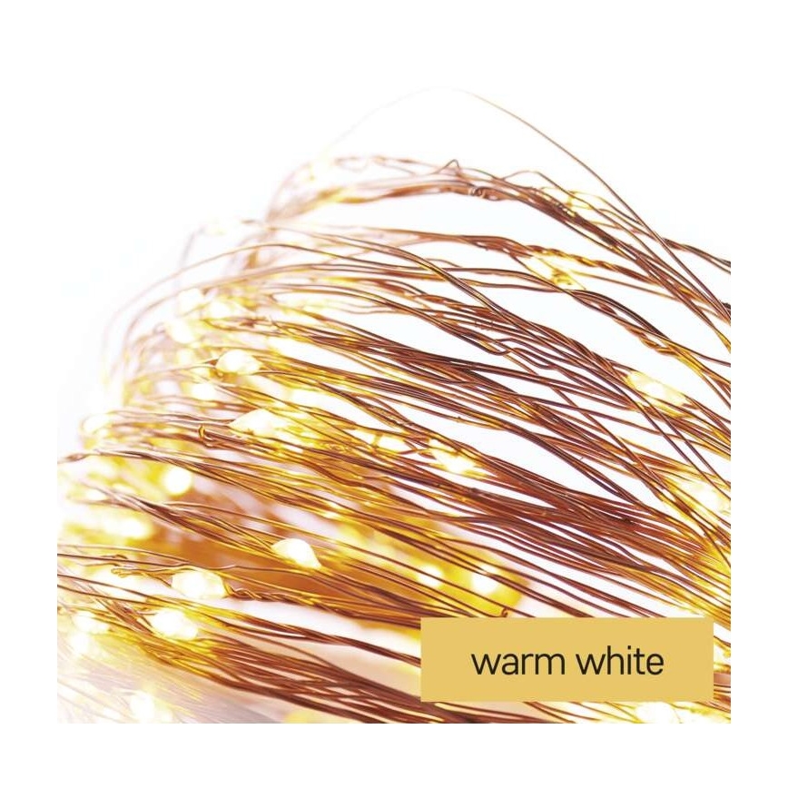LED Weihnachtskette 20xLED/2,4m warmweiß