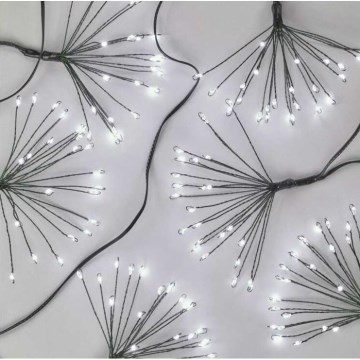 LED-Weihnachtskette 450 LEDs 8+3 m kaltweiß