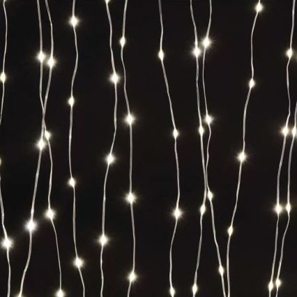 LED Weihnachtskette für Außen 180xLED/8 funkcí 6,7 m IP44 warmweiß