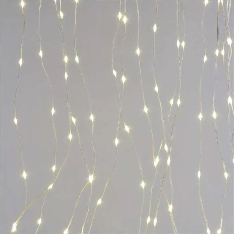 LED Weihnachtskette für Außen 400xLED/8 funkcí 7,9 m IP44 warmweiß
