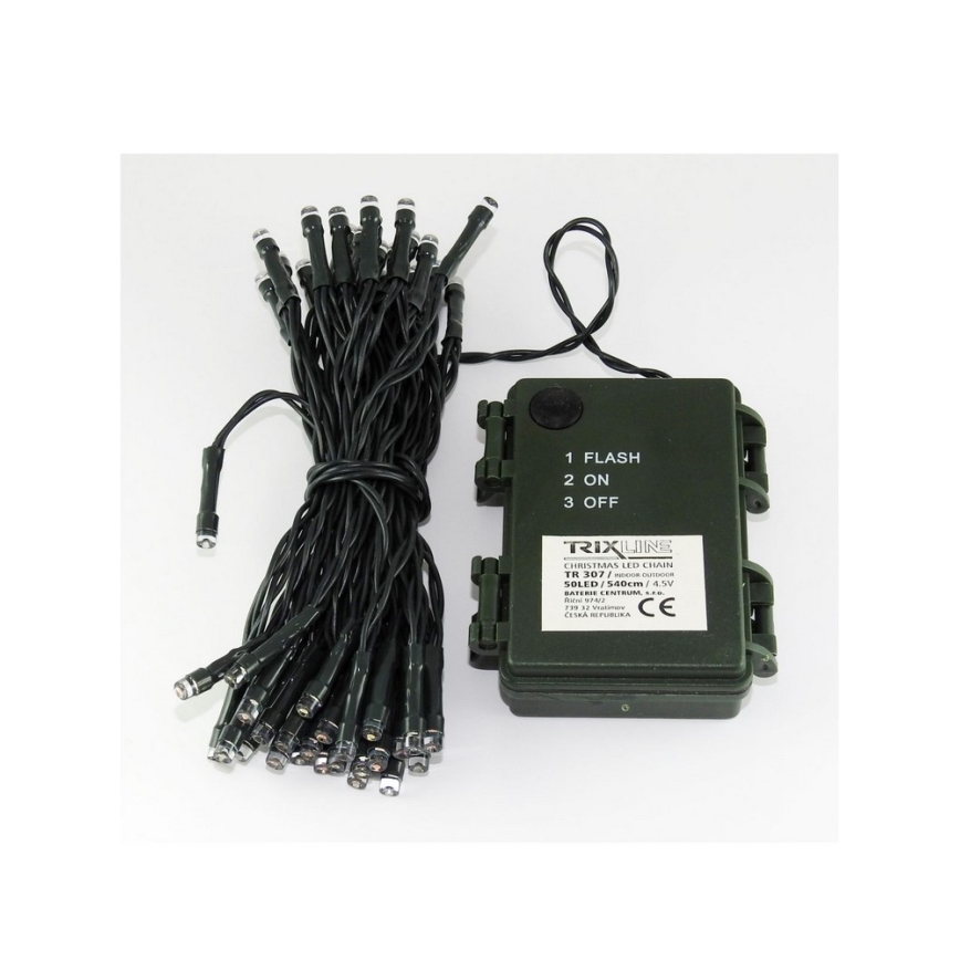 LED-Weihnachtskette für den Außenbereich 10,8m 100xLED/2 Funktionen 10,8m IP44 multicolor