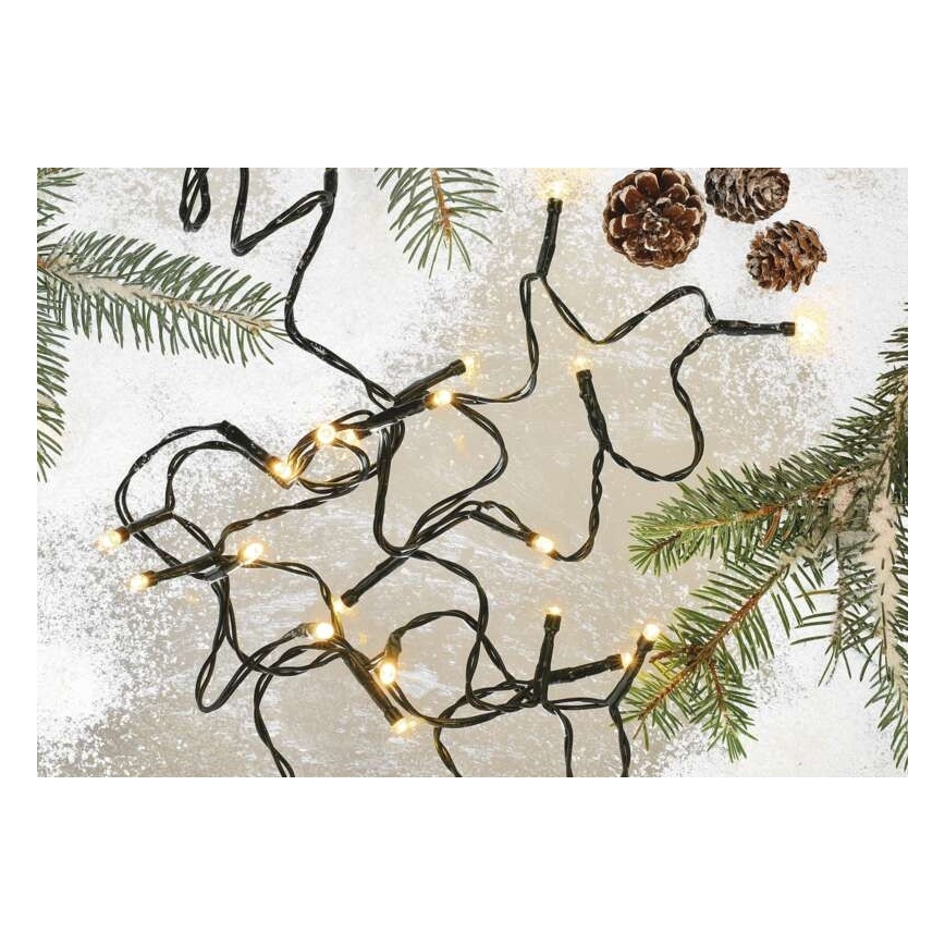 LED-Weihnachtskette für den Außenbereich 120xLED/17m IP44 vintage
