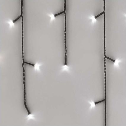 LED-Weihnachtskette für den Außenbereich 200xLED/8 Modi 8,6m IP44 kaltweiß