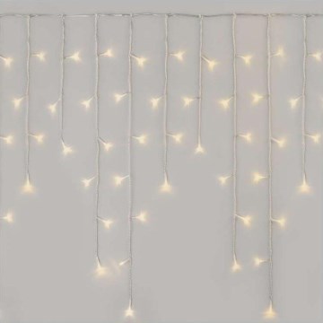 LED-Weihnachtskette für den Außenbereich 300xLED/8 Modi 10m IP44 warmweiß + Fernbedienung