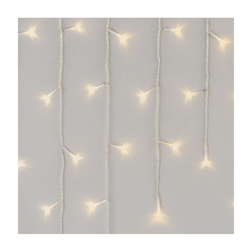 LED-Weihnachtskette für den Außenbereich 300xLED/8 Modi 10m IP44 warmweiß + Fernbedienung