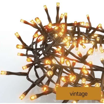 LED-Weihnachtskette für den Außenbereich 400xLED/13m IP44 vintage