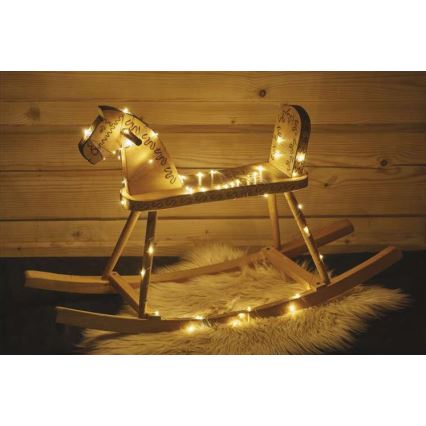 LED-Weihnachtskette für den Außenbereich 40xLED/9m IP44 warmweiß