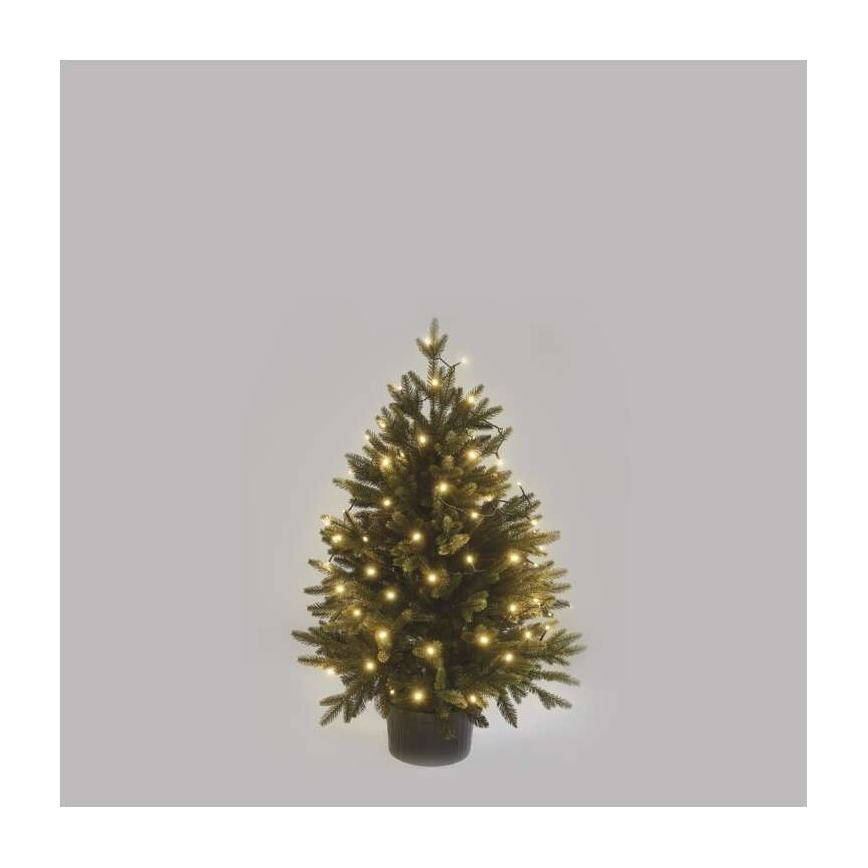 LED-Weihnachtskette für den Außenbereich 80xLED/13m IP44 warmweiß