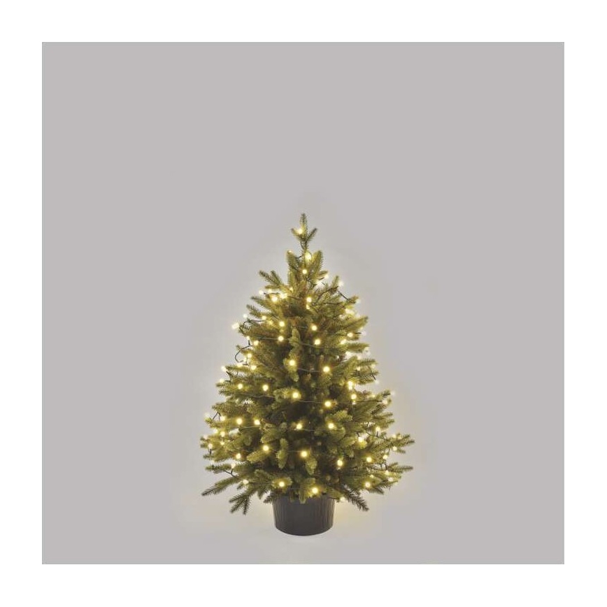 LED-Weihnachtskette für den Außenbereich 80xLED/13m IP44 warmweiß