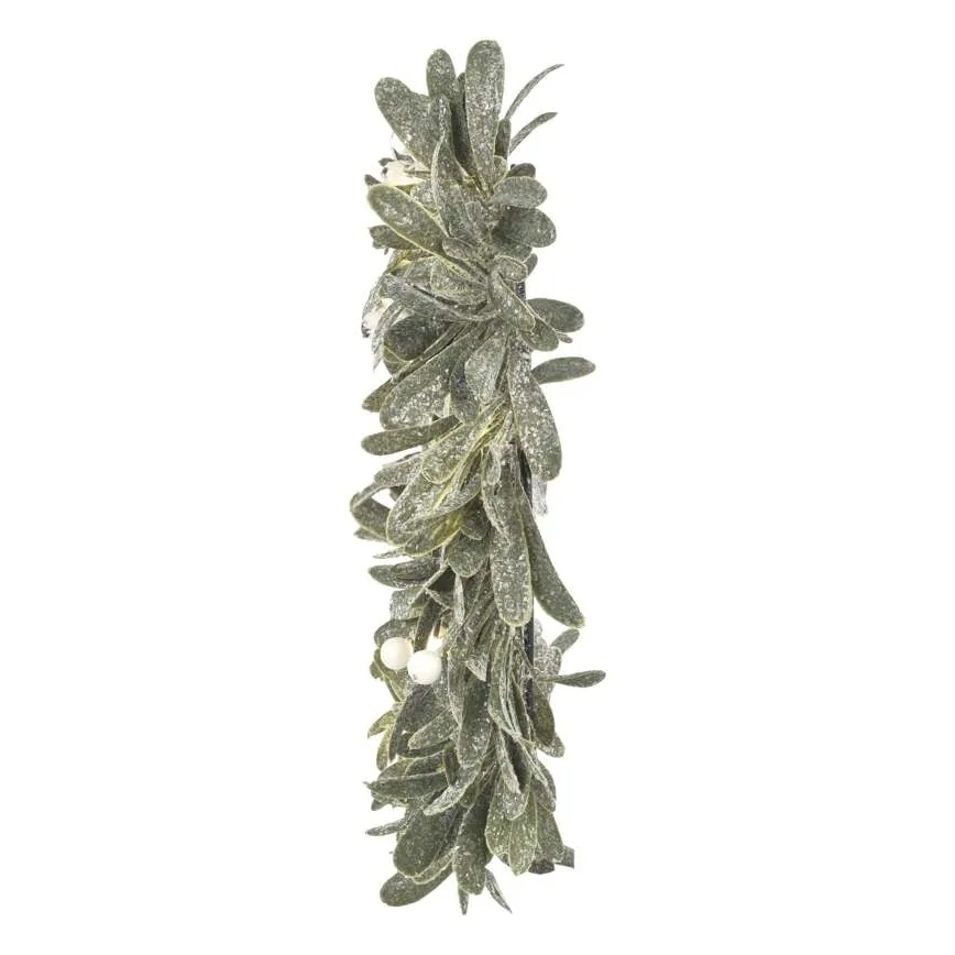 LED-Weihnachtskranz, 25 LEDs, 3×AA, Ø 35 cm
