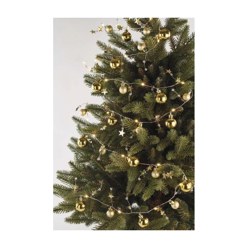 LED Weihnachtslichterkette 20xLED/2xAA 2,2 m warmweiß
