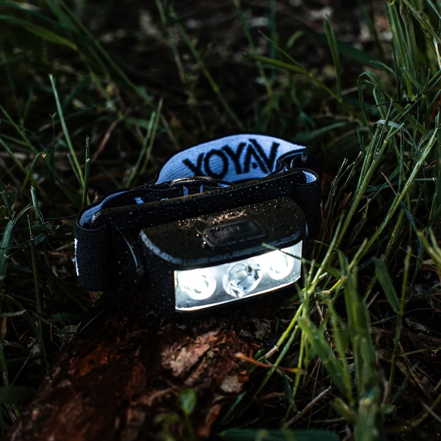 LED dimmbare wiederaufladbare Stirnlampe 3xLED/5V IPX4 100 lm 1200 mAh