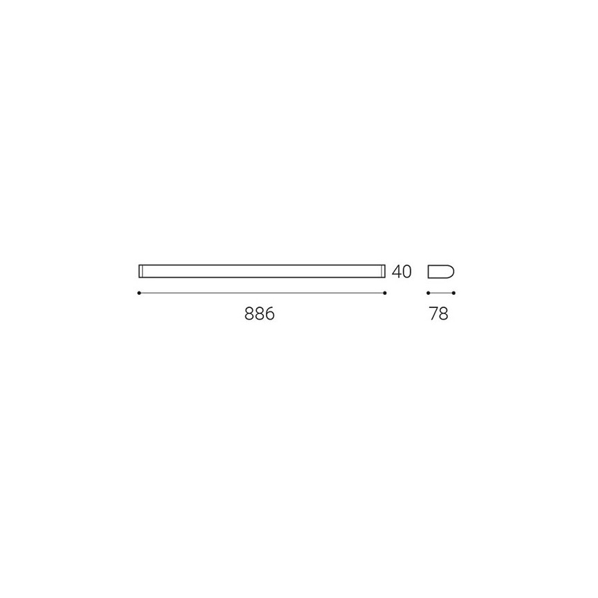 LED2 - Applique da bagno a LED TONDA LED/18W/230V IP44 3000K/4000K