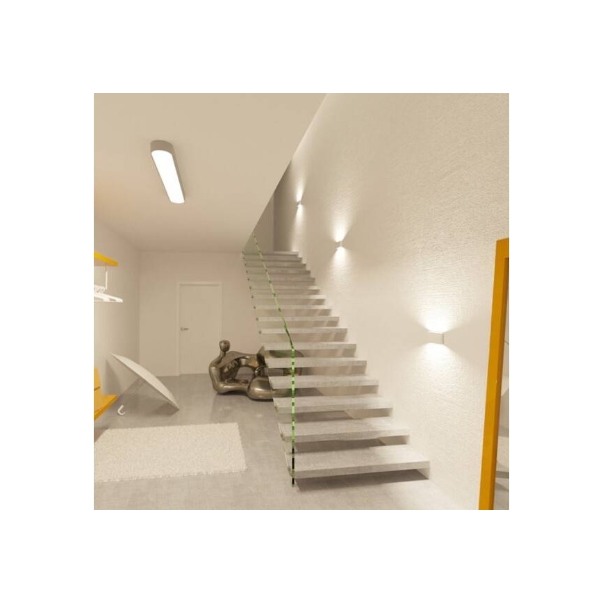 LED2 - Applique LED da esterno FLAT 2xLED/5W/230V IP65