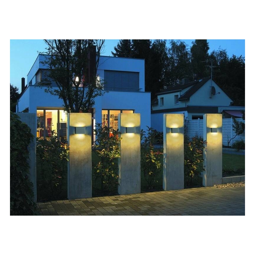 LED2 - Applique LED da esterno FLAT 2xLED/5W/230V IP65