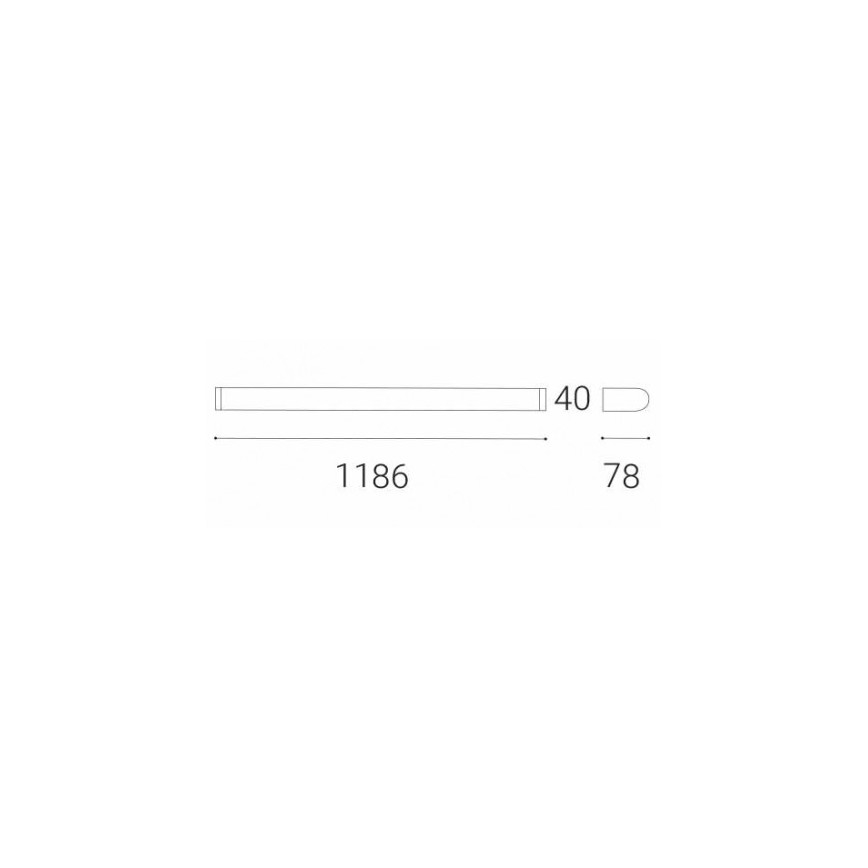 LED2 - Eclairage de salle de bain QUADRA LED/24W/230V IP44