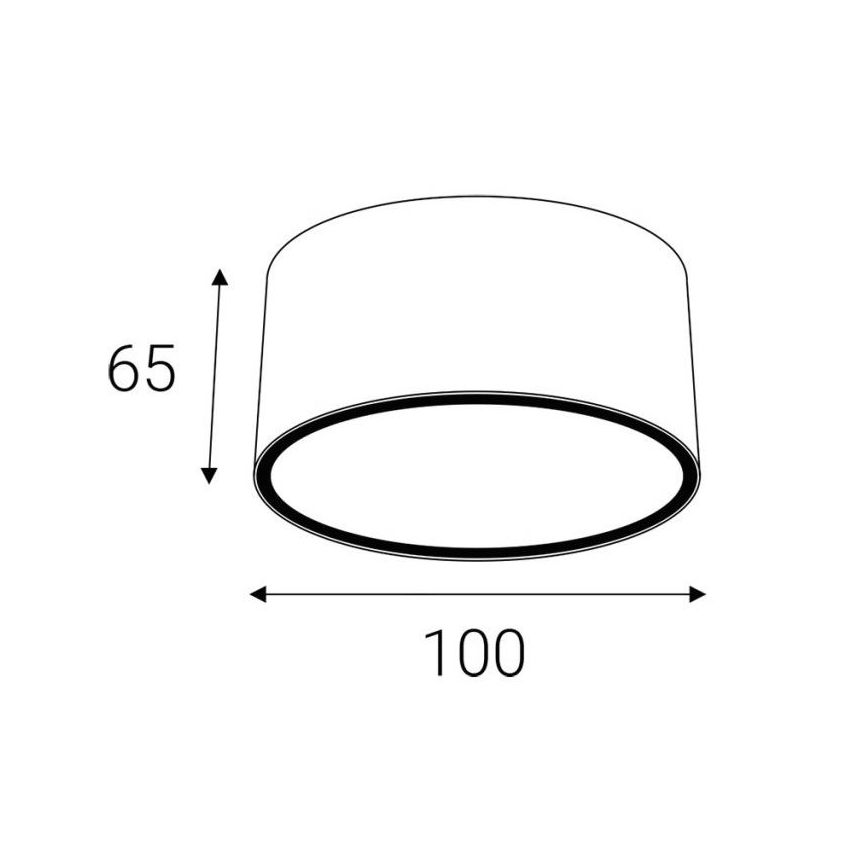 LED2 - Faretto da esterno MEDO GX53/11W/230V antracite IP54