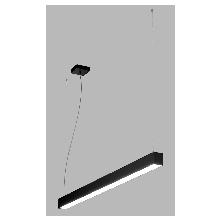 LED2 - Lampadario a LED su una stringa NOLI LED/40W/230V 3000K/3500K/4000K nero