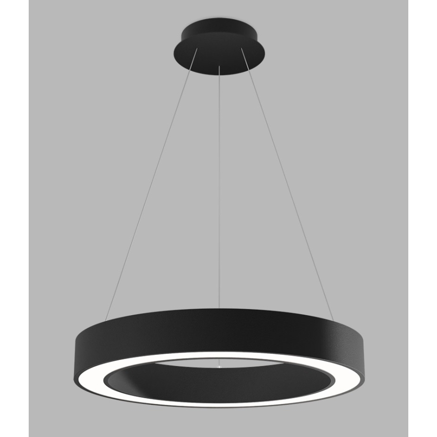 LED2 - Lampadario LED dimmerabile su una stringa SATURN LED/50W/230V 3000K/4000K nero