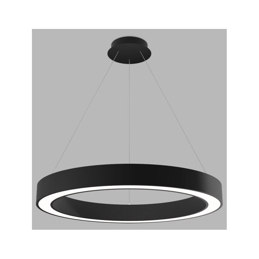 LED2 - Lampadario LED dimmerabile su una stringa SATURN LED/60W/230V 3000K/4000K nero