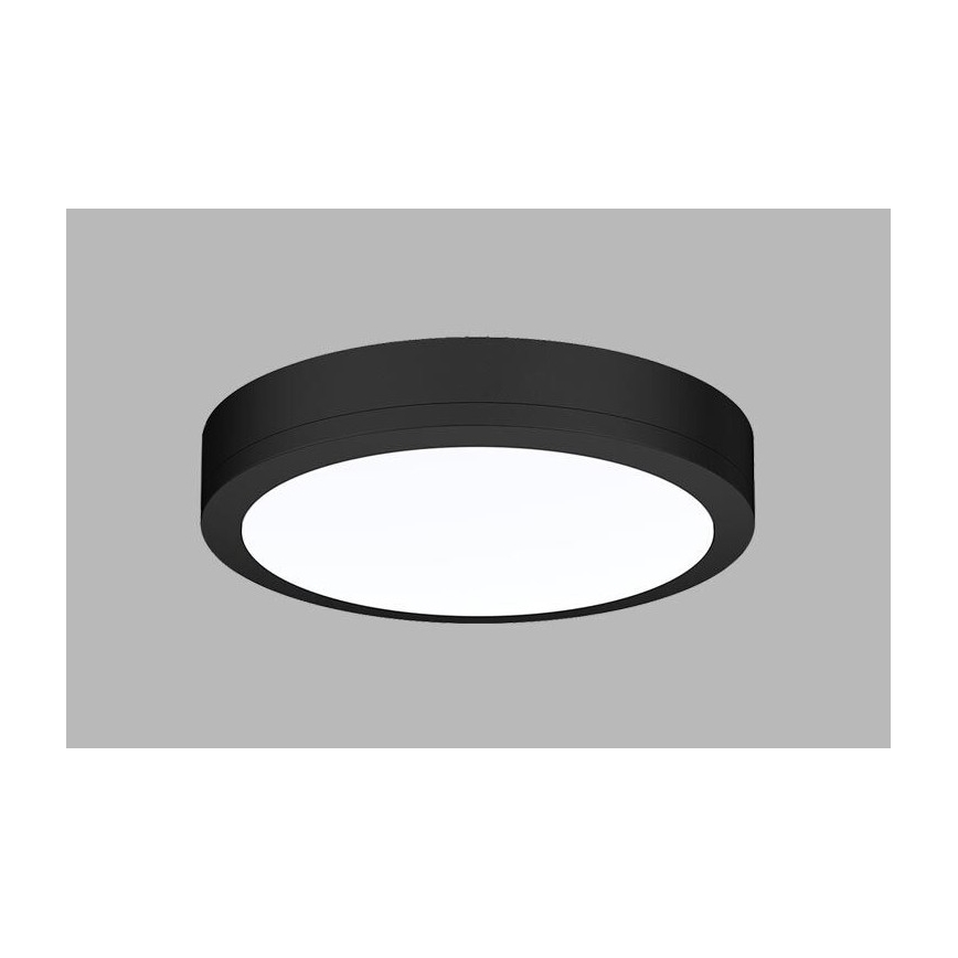 LED2 - LED Auβen-Deckenleuchte mit dem Sensor KERY LED/18W/230V IP65 schwarz