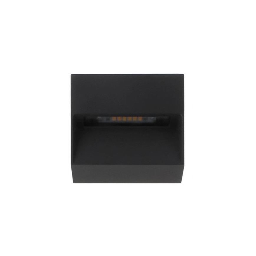 LED2 - LED Auβen-Wandbeleuchtung STEP ON LED/3W/230V anthrazit  IP54