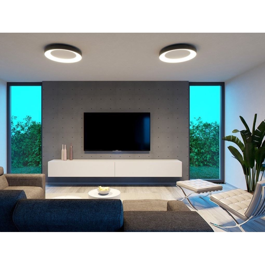 LED2 - LED-Deckenleuchte BELLA LED/40W/230V 3000/4000K schwarz