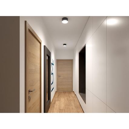 LED2 - LED-Deckenleuchte BUTTON LED/17W/230V anthrazit