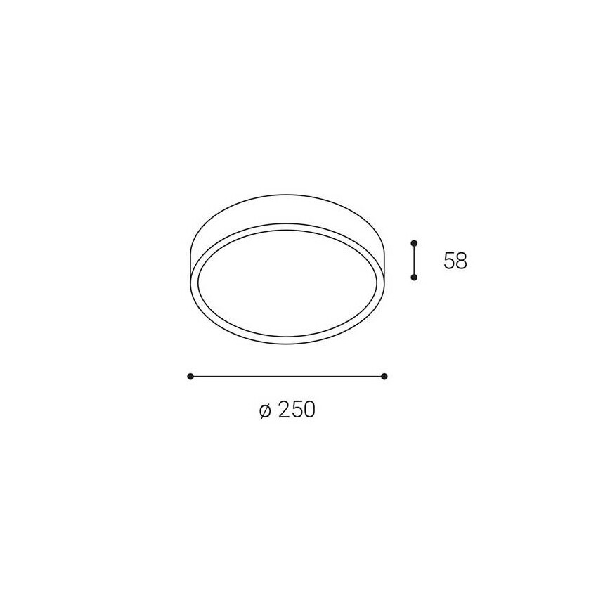 LED2 - LED-Deckenleuchte für den Außenbereich MIRA LED/18W/230V IP65 weiß