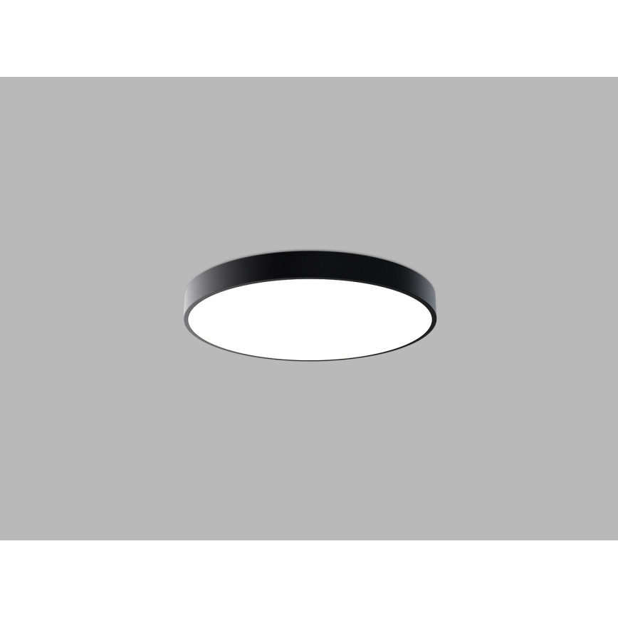 LED2 - LED-Deckenleuchte MONO SLIM LED/60W/230V 3000K/4000K Ø 60 cm schwarz