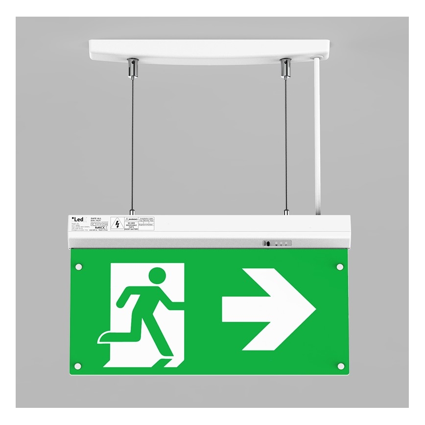 LED2 - LED-Notleuchte SAFE ALL LED/2W/3,6V 6000K IP40