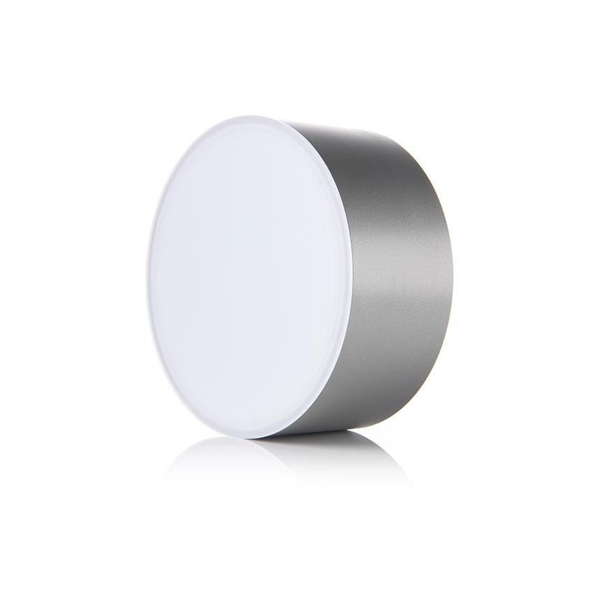 LED2 - Plafoniera LED BUTTON LED/17W/230V argento