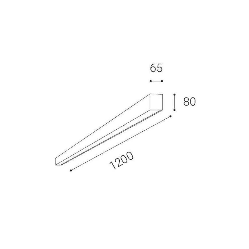 LED2 - Plafoniera LED da incasso LINO LED/30W/230V 3000/3500/4000K nera