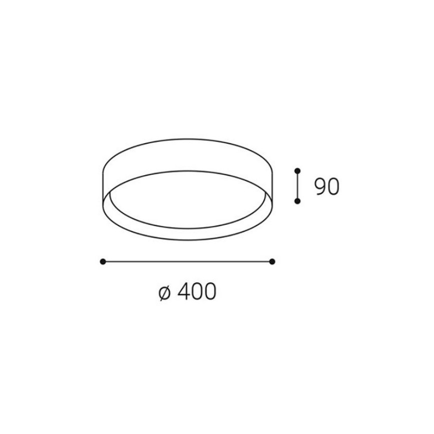 LED2 - Plafoniera LED MILA LED/30W/230V 3000/4000K