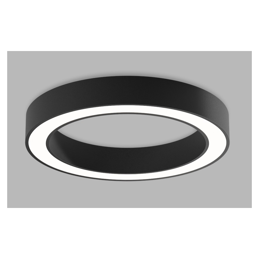 LED2 - Plafonnier à intensité variable SATURN LED/50W/230V 3000K/4000K noir