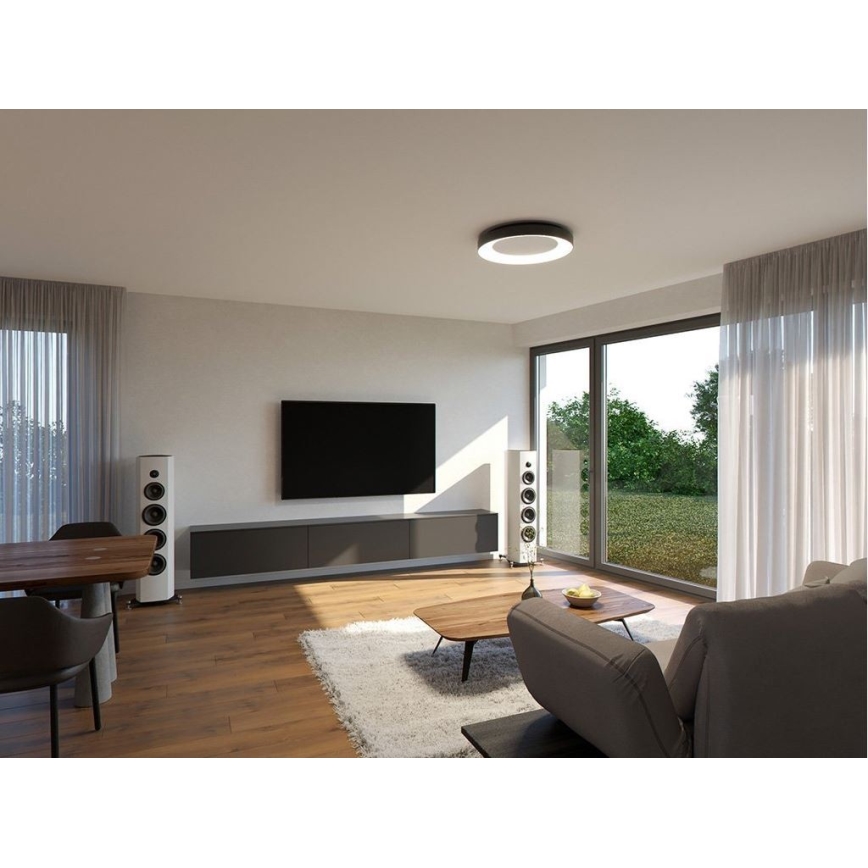 LED2 - Plafonnier BELLA LED/40W/230V 3000/4000K noir